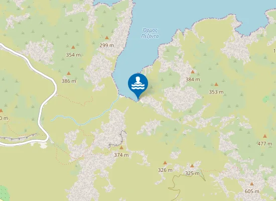 Map of Pezonda Beach