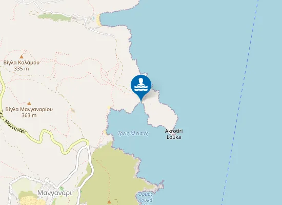 Map of Τρεις Κλεισιές βόρειος