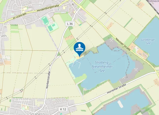 Map of NIEVENHEIMER SEE NOERDLBADESTRAND