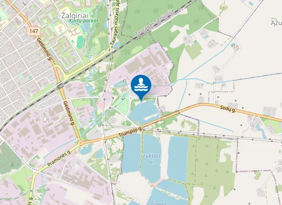 Map of Keramikos Pliažas