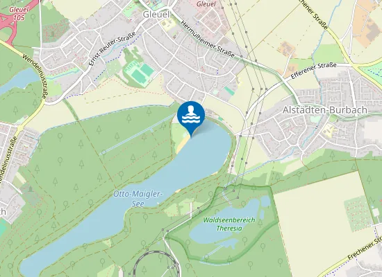 Map of OTTO MAIGLER SEE BADESTRAND