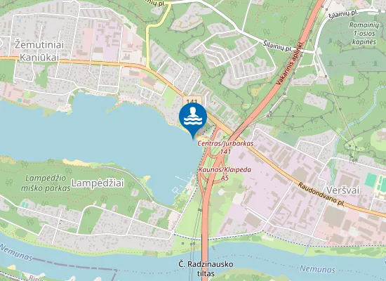 Map of Lampėdžių paplūdimys