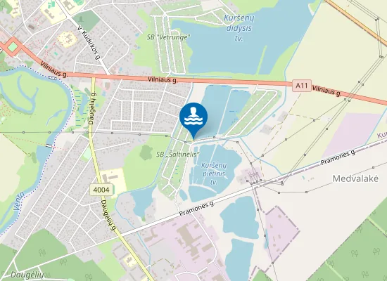 Map of Maudykla-pliažas „Palangikė“