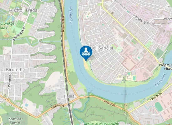 Map of Šančių paplūdimys