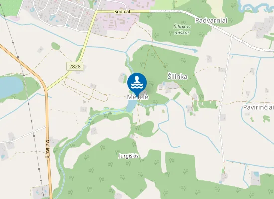 Map of Pliažas