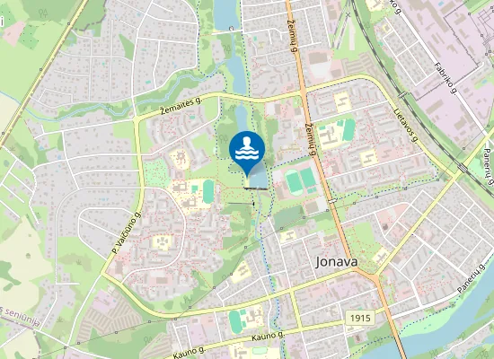 Map of Jonavos paplūdimys