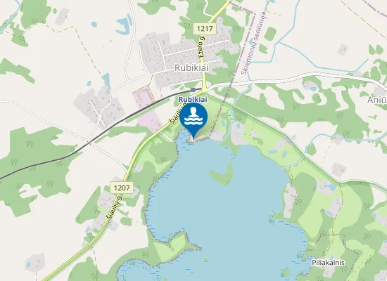 Map of Utenos