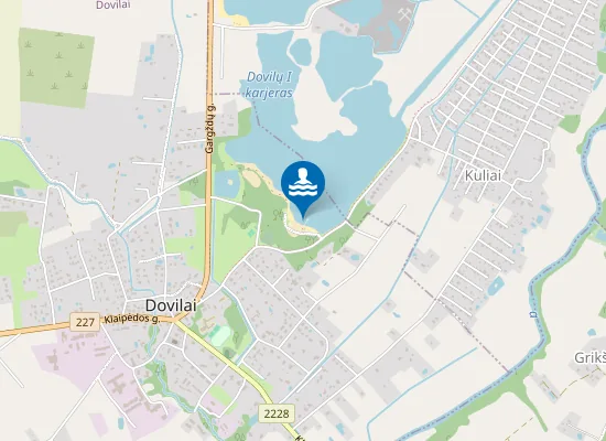 Map of Dovilų karjeras