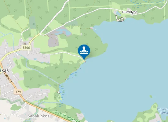 Map of Salako paplūdimys