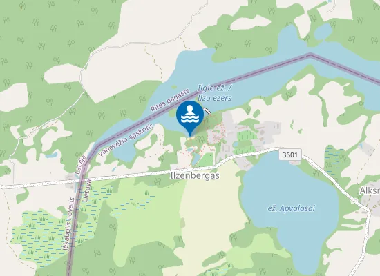 Map of Didysis paplūdimys