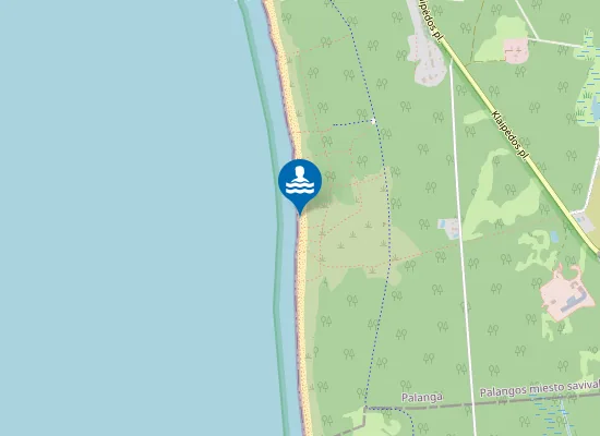Map of Nemirsetos nudistų paplūdymys