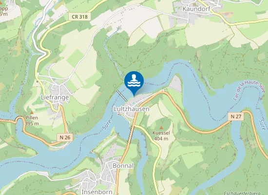 Map of Lultzhausen
