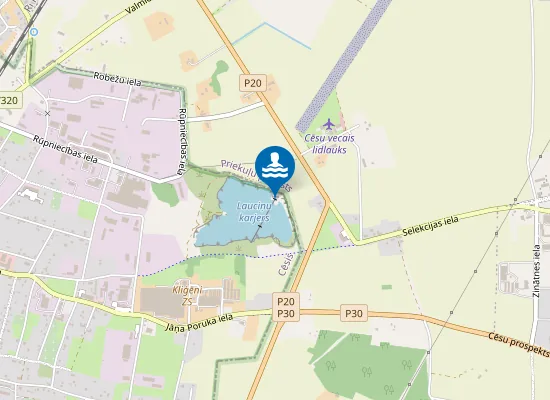 Map of Cēsu aktīvās atpūtas parks "Karjers"