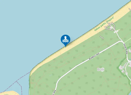 Map of Nūdistu pludmale