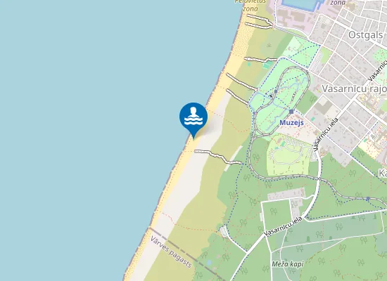 Map of Nūdistu pludmale