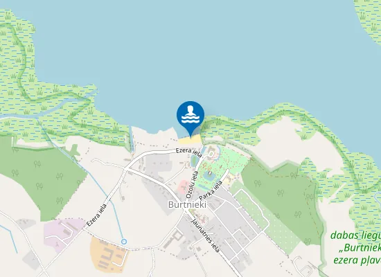 Map of Burtnieku centra pludmale