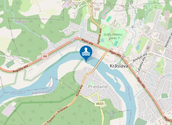 Map of Zelta pludmale