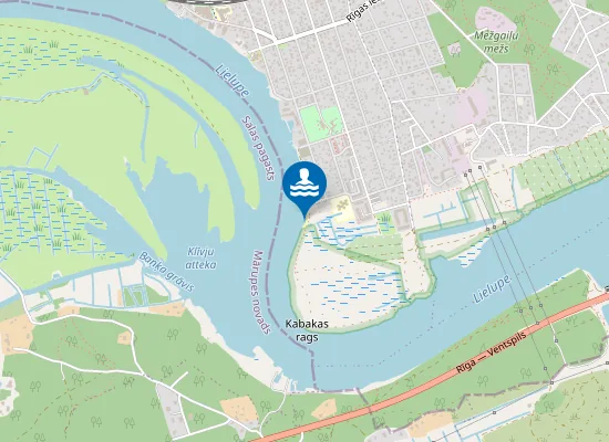 Map of Atpūtas vieta pie Lielupes
