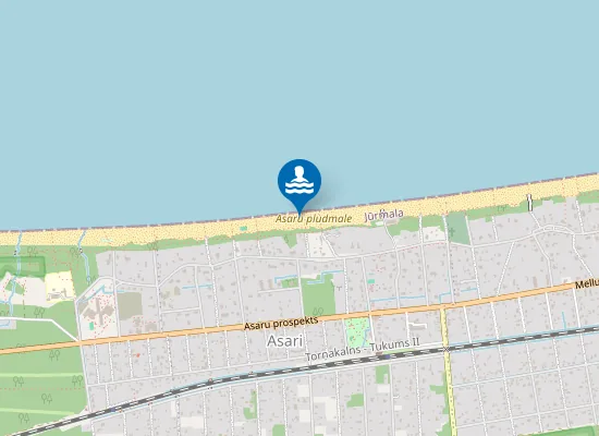 Map of Asaru pludmale