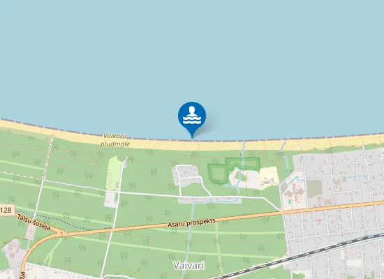 Map of Vaivaru pludmale