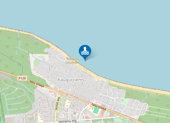 Map of Kauguru pludmale