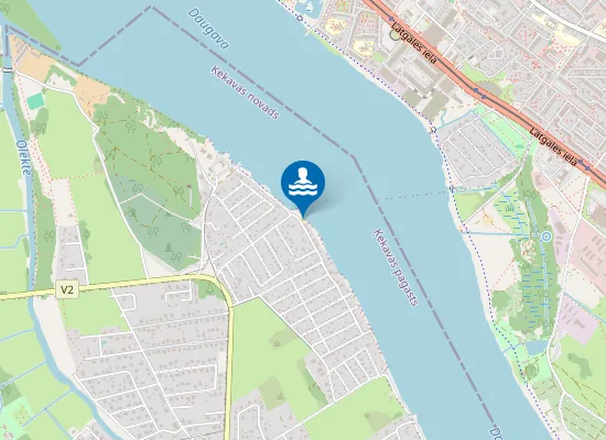 Map of Vēju ielas peldvieta