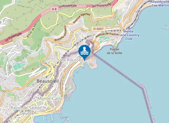 Map of Méridien Beach Plaza