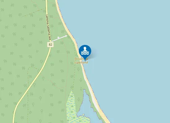 Map of Tõrvanina supelrand