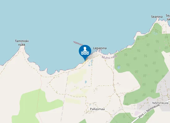 Map of Pallasmaa supelrand