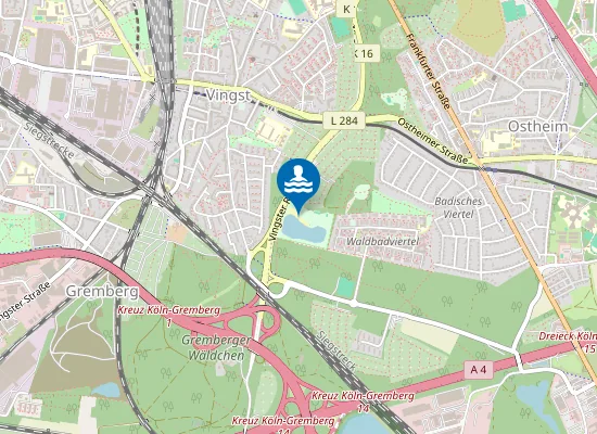 Map of VINGSTER BAGGERSEE BEGRENZUNGSPFOSTEN