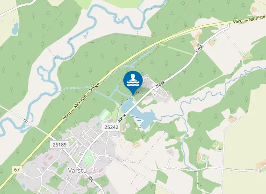 Map of Varstu supelrand