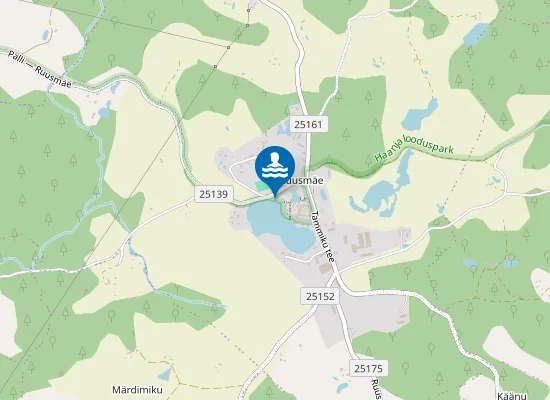 Map of Ruusmäe supelrand