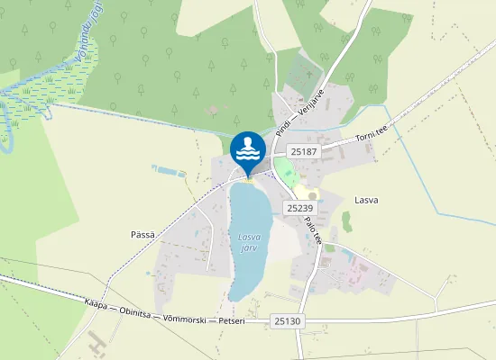 Map of Lasva Supelrand