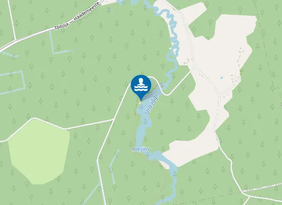 Map of Rae järve supelrand