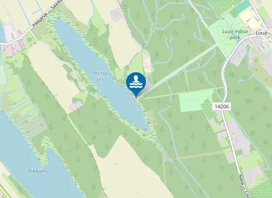 Map of Prossa Järve Supelrand