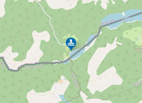 Map of Paganamaa Liivajärve Supelrand