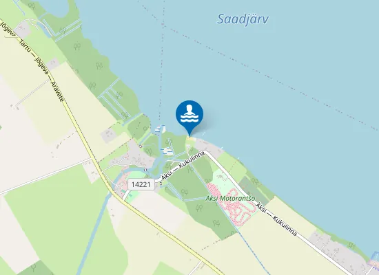 Map of Saadjärve Kaldaranna supelrand