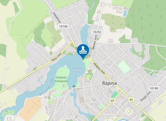 Map of Räpina Supelrand