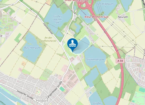 Map of HITDORFER SEE