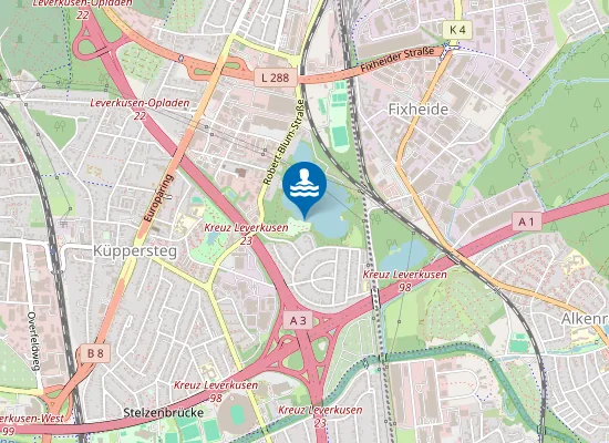 Map of GROSSER SILBERSEE