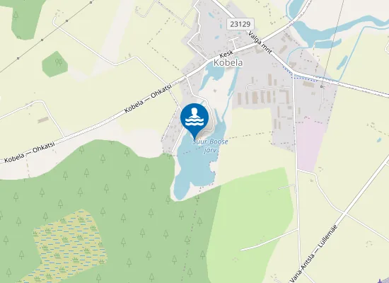 Map of Boose Ujumiskoht