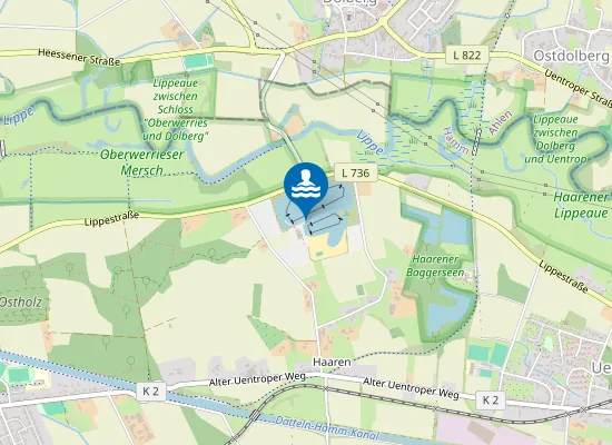 Map of HAARENER BAGGERSEE BADEBUCHT