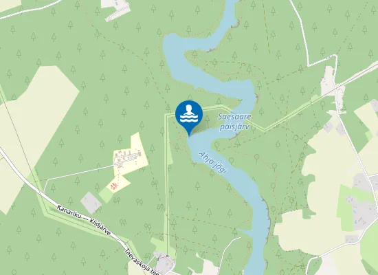 Map of Saesaare ujumiskoht