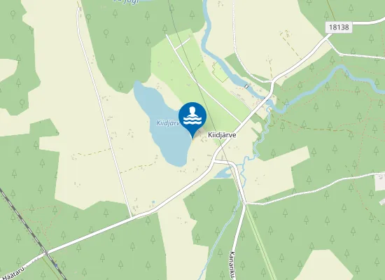 Map of Kiidjärve supelrand