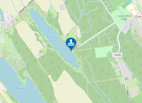 Map of Prossa järve ujumiskoht
