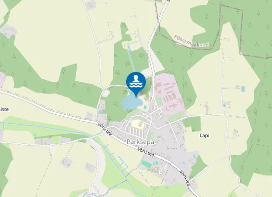 Map of Parksepa ujumiskoht