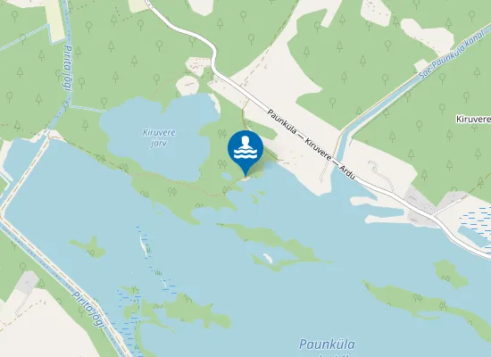Map of Paunküla Kiigemäe supelrand