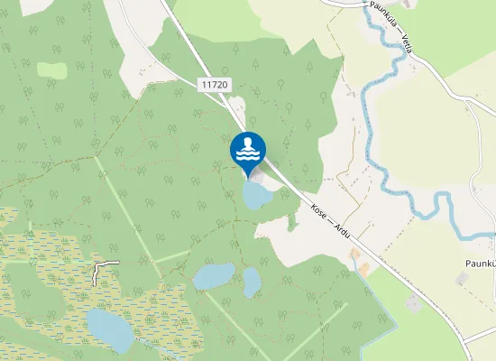 Map of Rõõsa Järve Ujumiskoht