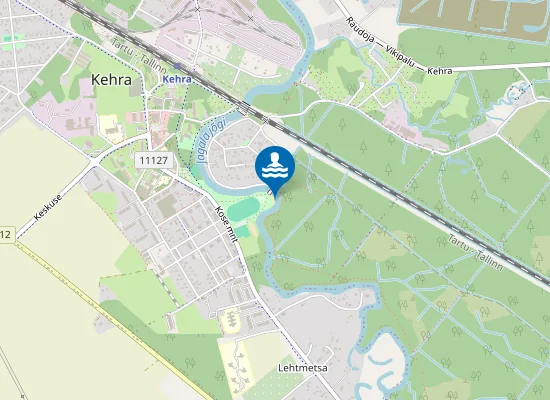 Map of Kehra Jägala jõe ujumiskoht