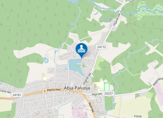 Map of Abja paisjärve supelrand